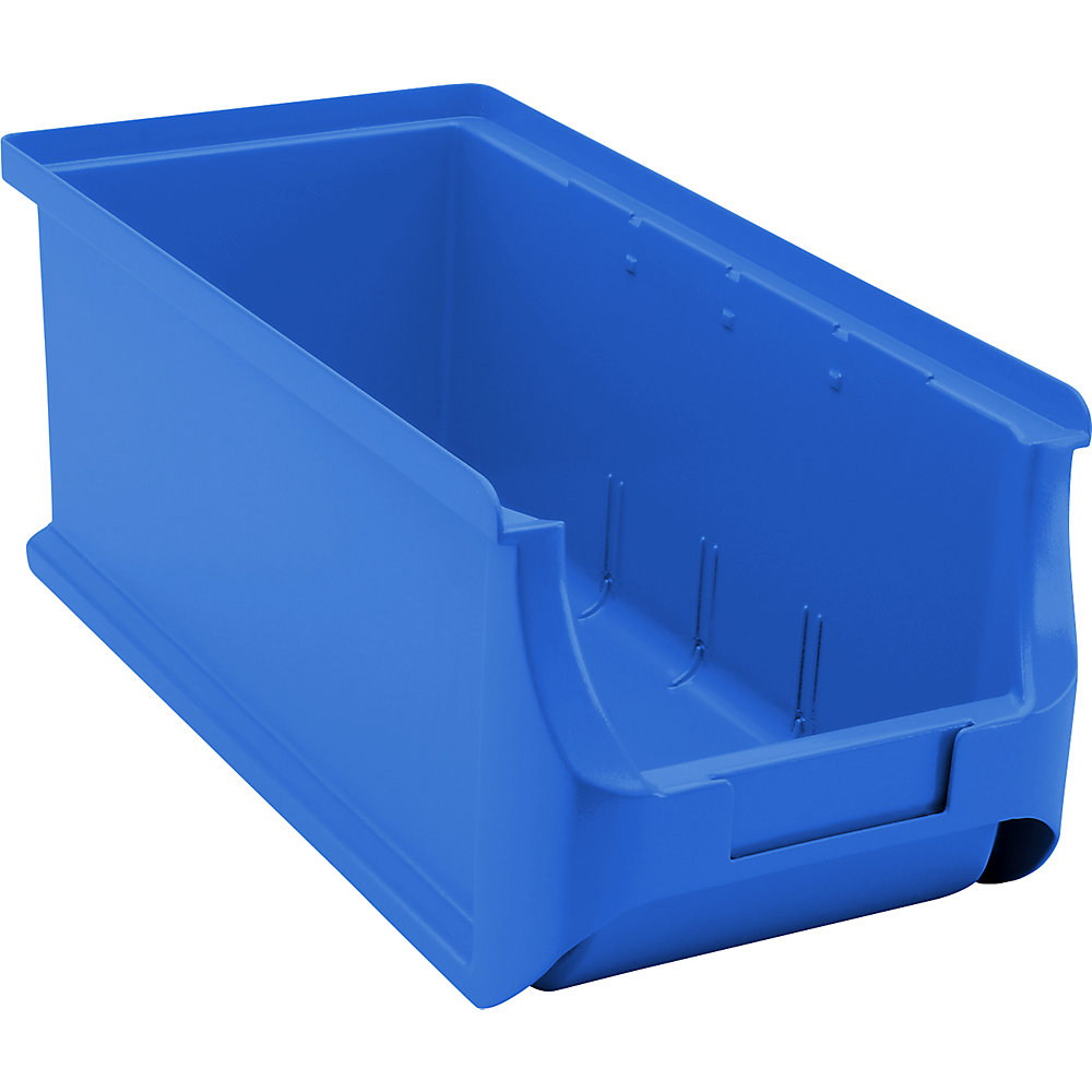 Open fronted storage bin, LxWxH 320 x 150 x 125 mm, pack of 18, blue