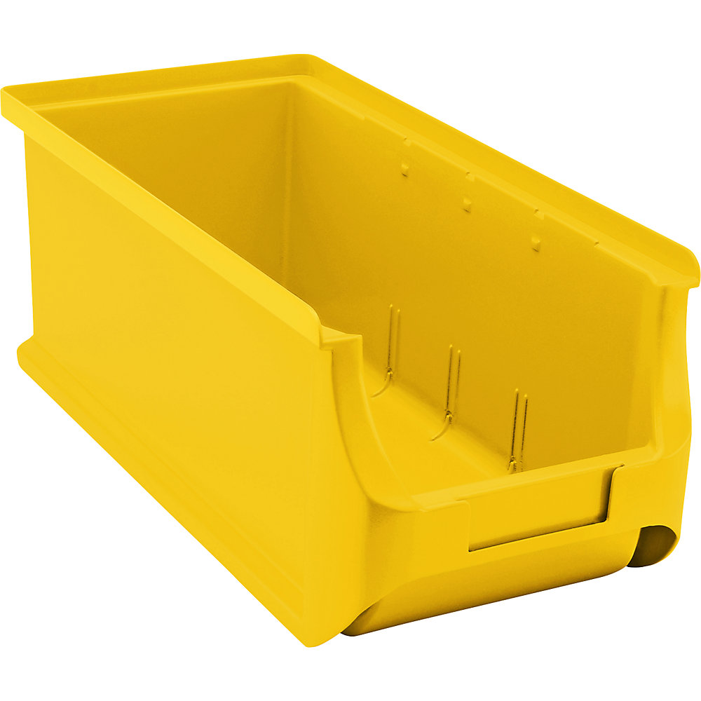 Open fronted storage bin, LxWxH 320 x 150 x 125 mm, pack of 18, yellow