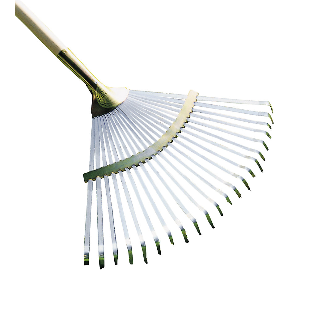 Profi-Laubrechen/-besen, mit fester Arbeitsbreite, VE 5 Stk, mit Stiel FLORA 2