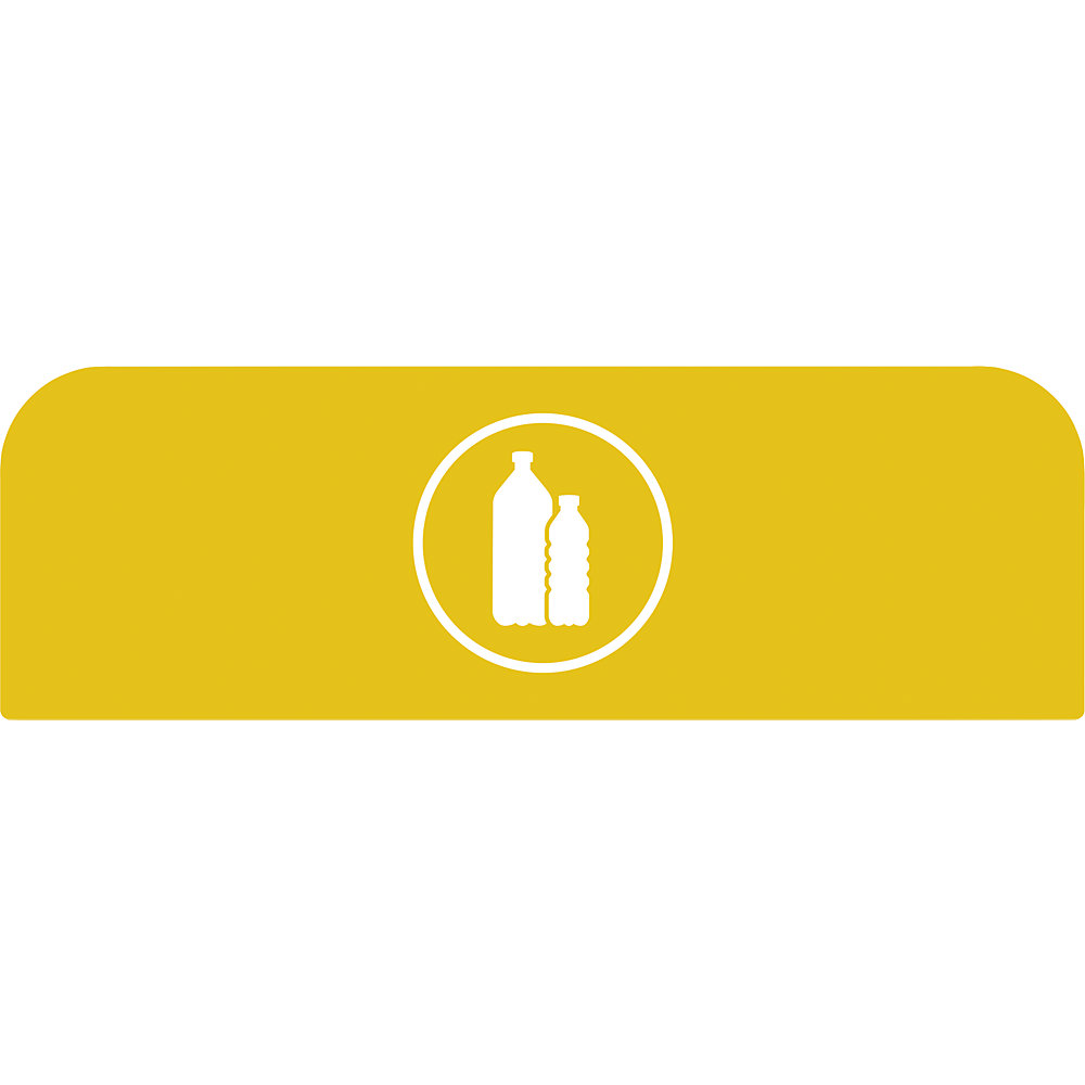 Rubbermaid Pittogramma Configure™, per contenitori da 57 litri, giallo