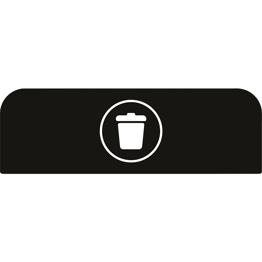 Rubbermaid Pittogramma Configure™, per contenitori da 87 litri, nero