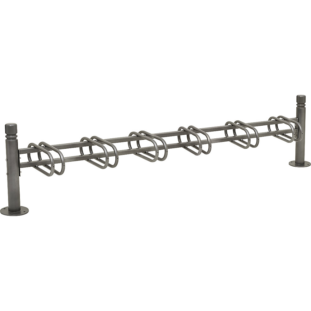 PROCITY Rastrelliera per biciclette CITY, 6 posti, su un lato, grigio