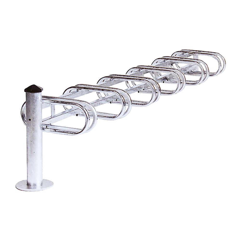 PROCITY Estensione per rastrelliera per biciclette MERCURE, 6 posti, su un lato, zincatura a fuoco