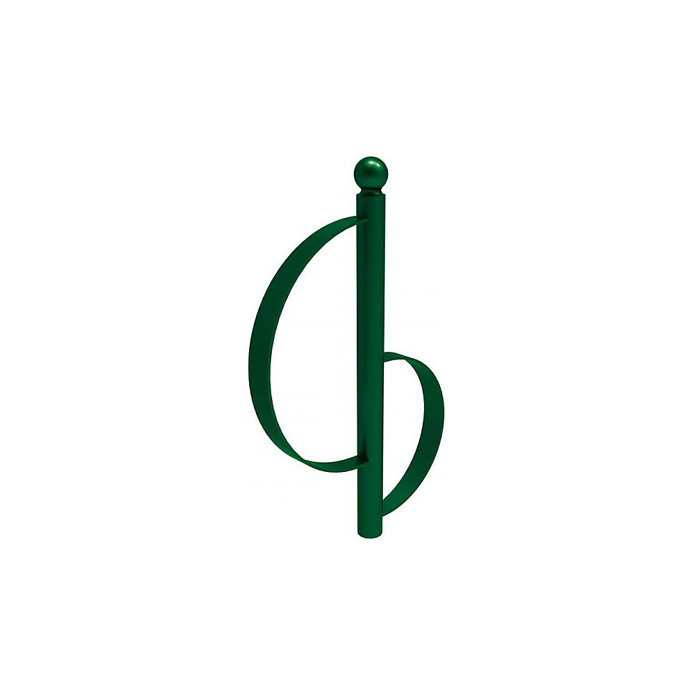 PROCITY Rastrelliera KLASSIK KUGEL, da annegare nel cemento, verde muschio