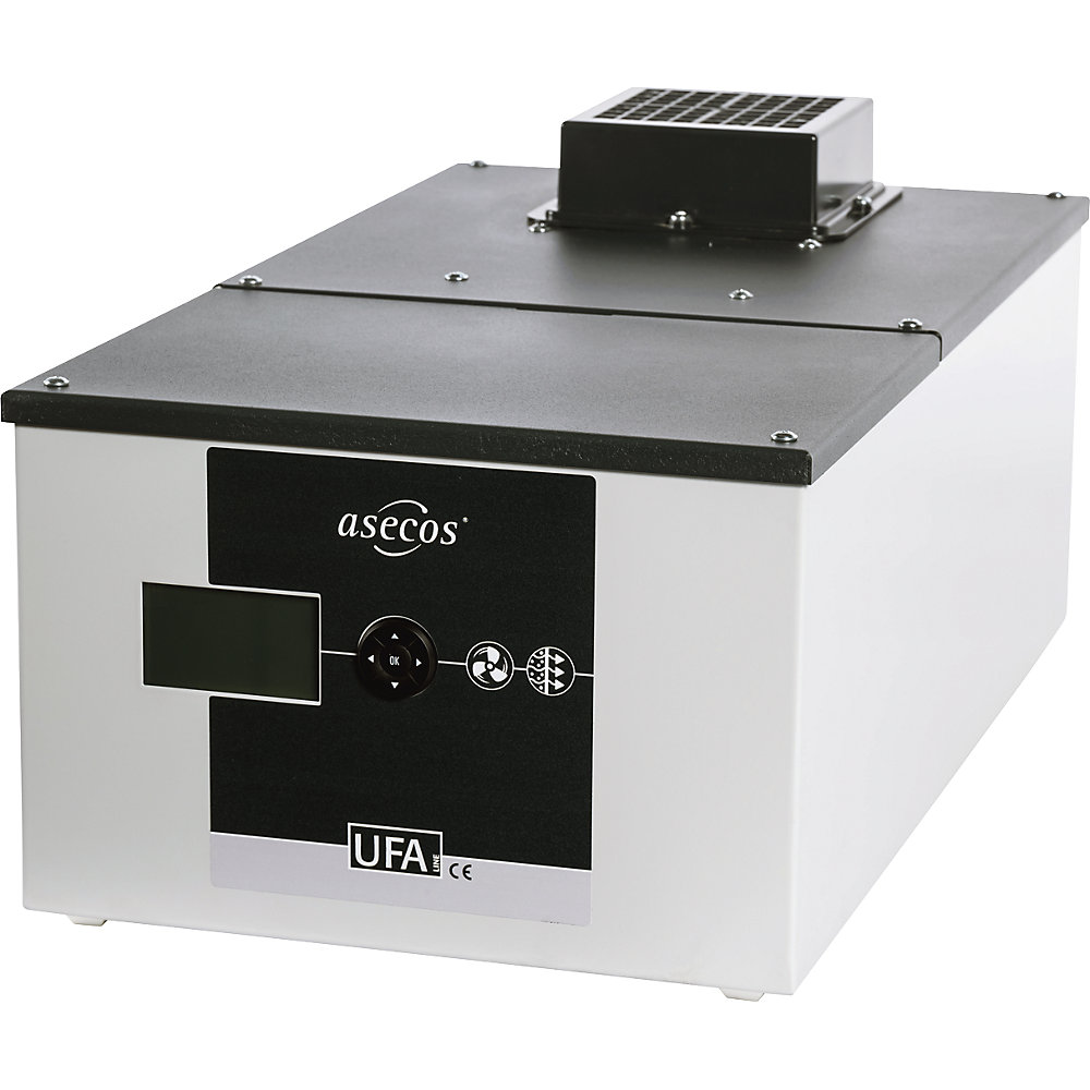 asecos Air filtration module, with ventilation monitoring system, HxWxD 256 x 308 x 555 mm