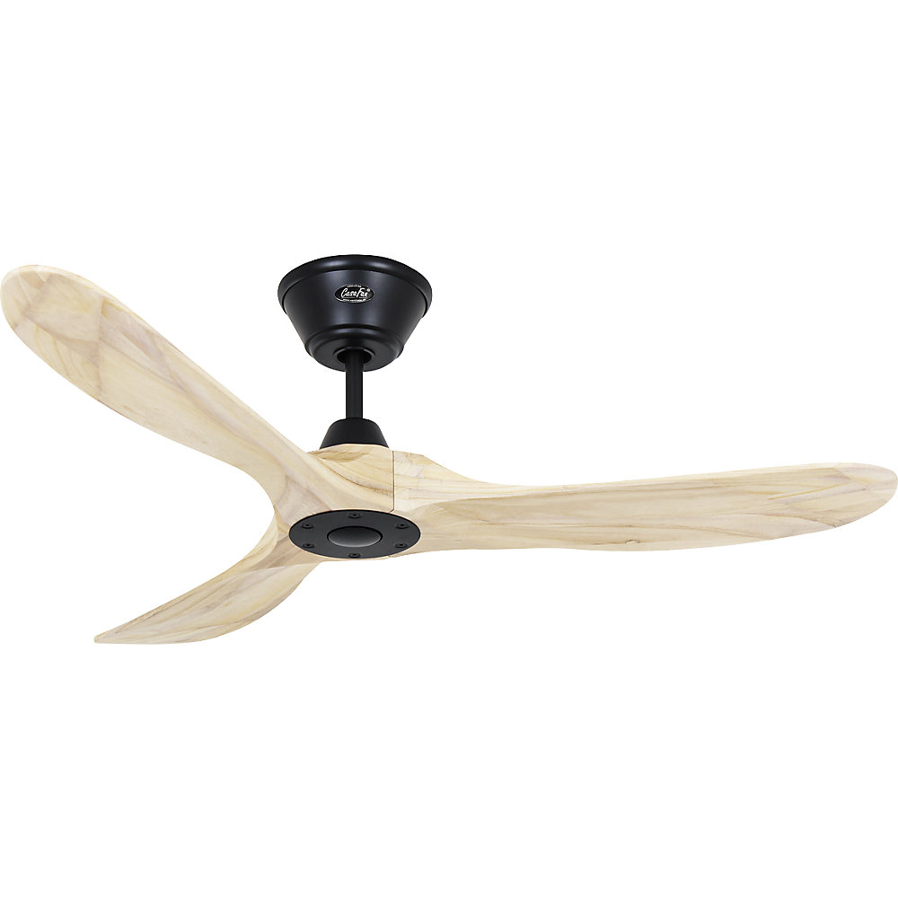 Ventilador de techo ECO GENUINO, Ø del aspa 1220 mm, natural / negro mate