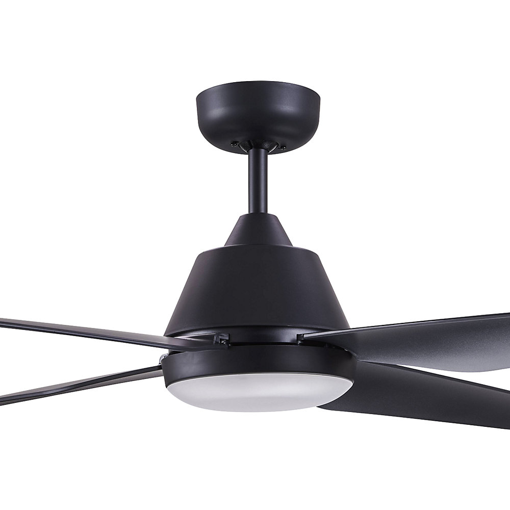 kaiserkraft Deckenventilator AIRFUSION ARIA, Rotorblatt-Ø 1220 mm, schwarz 2