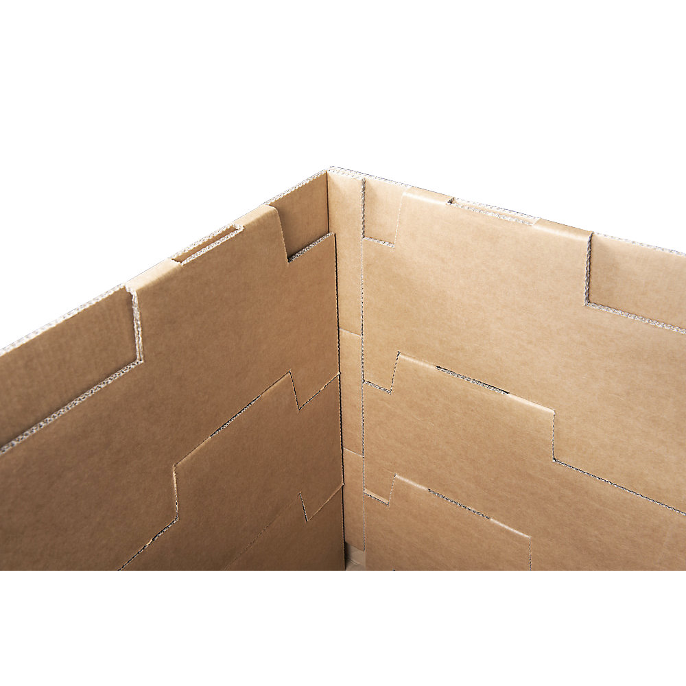 Bodenteil für Aufsatzrahmen, aus Wellpappe, für Paletten 1200 x 800 mm, ab 10 Stk ratioform terra 2