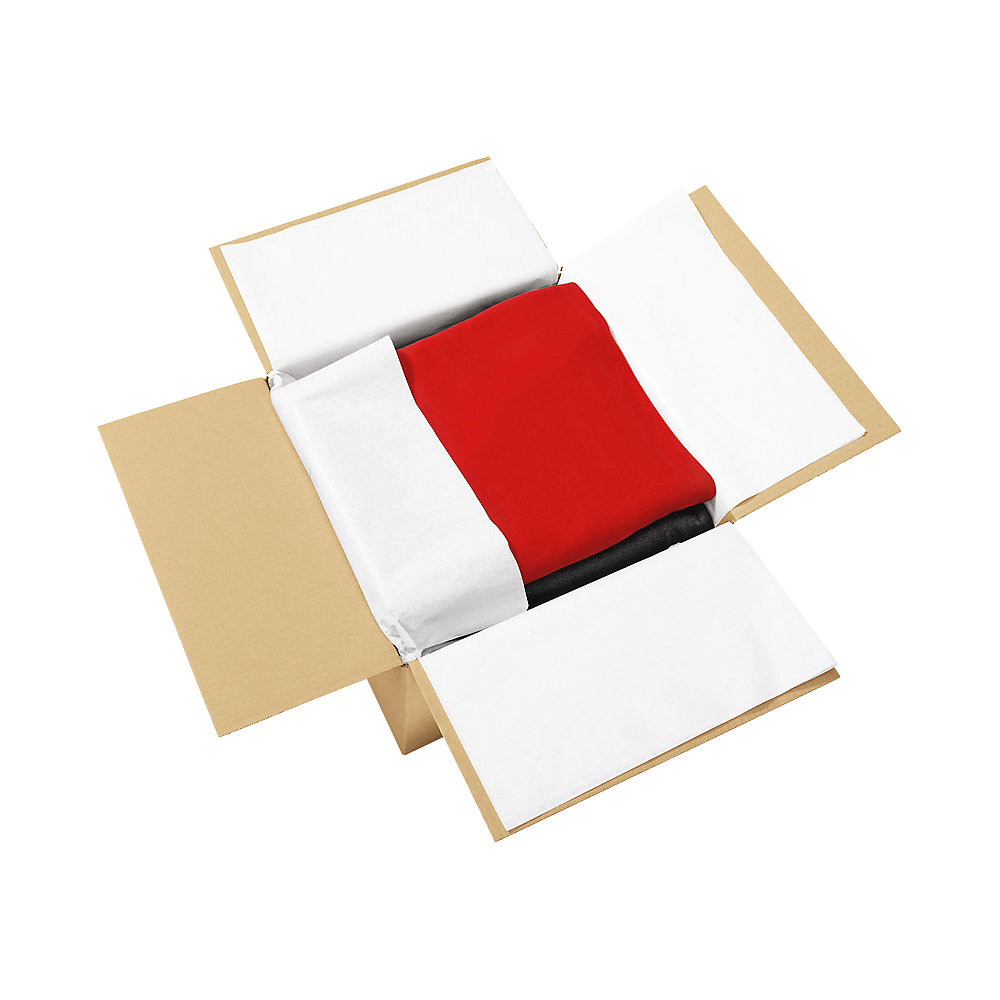 Seidenpapier, weiß, chlor- und säurefrei, LxB 750 x 500 mm, VE 2150 Stk, ab 10 VE ratioform 2