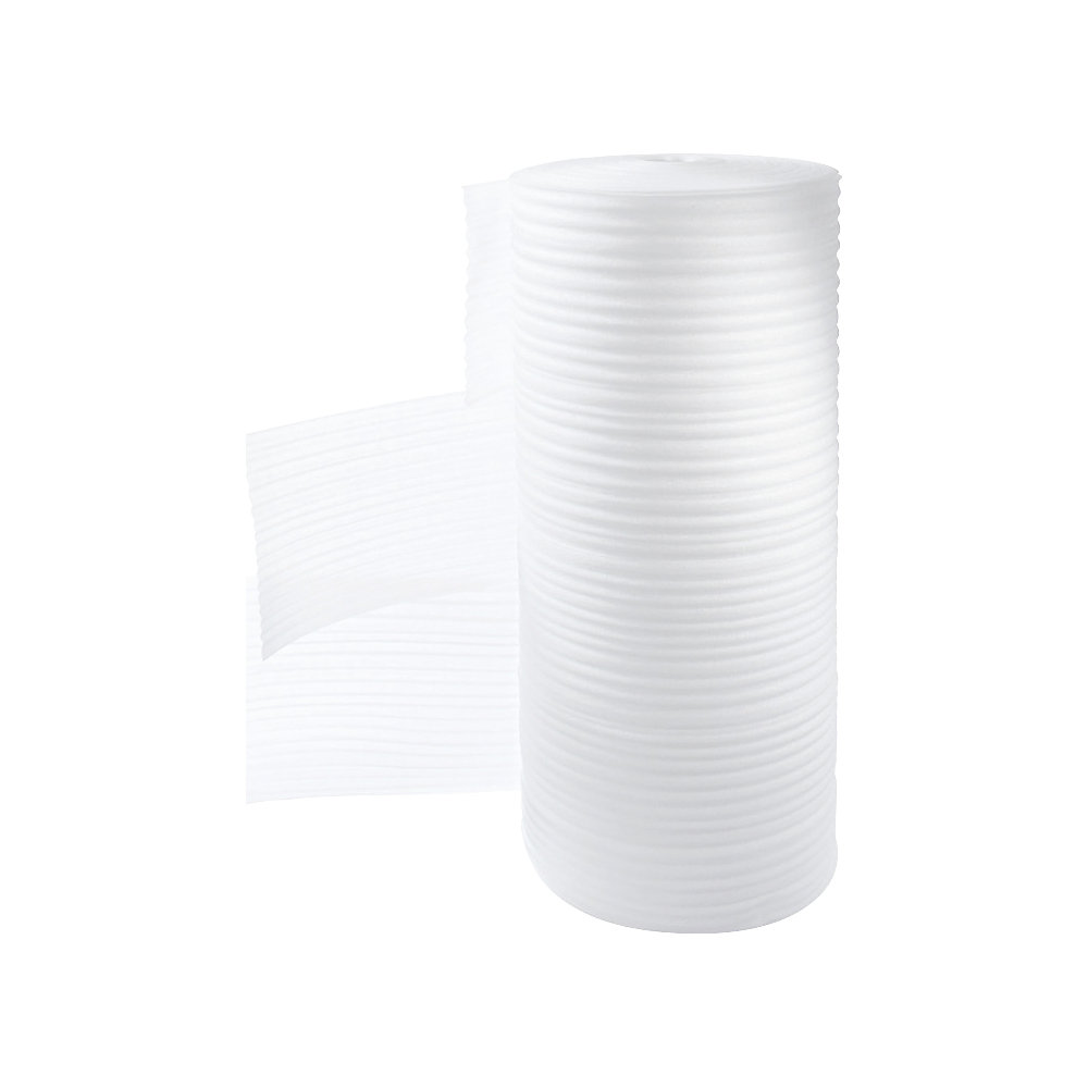 Schaumfolie, perforiert, weiß, Materialstärke 1 mm, Lauflänge 250 m, Rollenbreite 1200 mm, ab 10 Stk ratioform 2