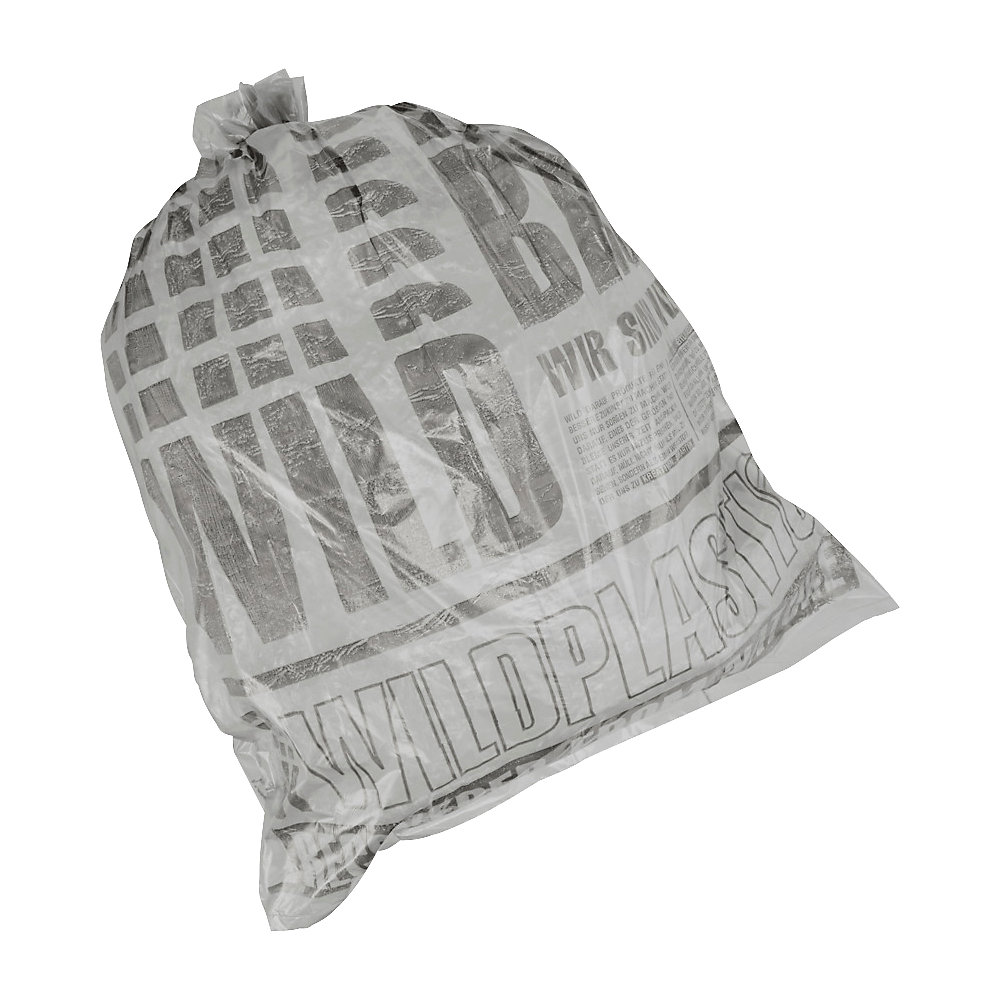 kaiserkraft Wildbag Müllbeutel, 100% Wildplastik, 25 µm, 25 l, VE 225 Stk 2