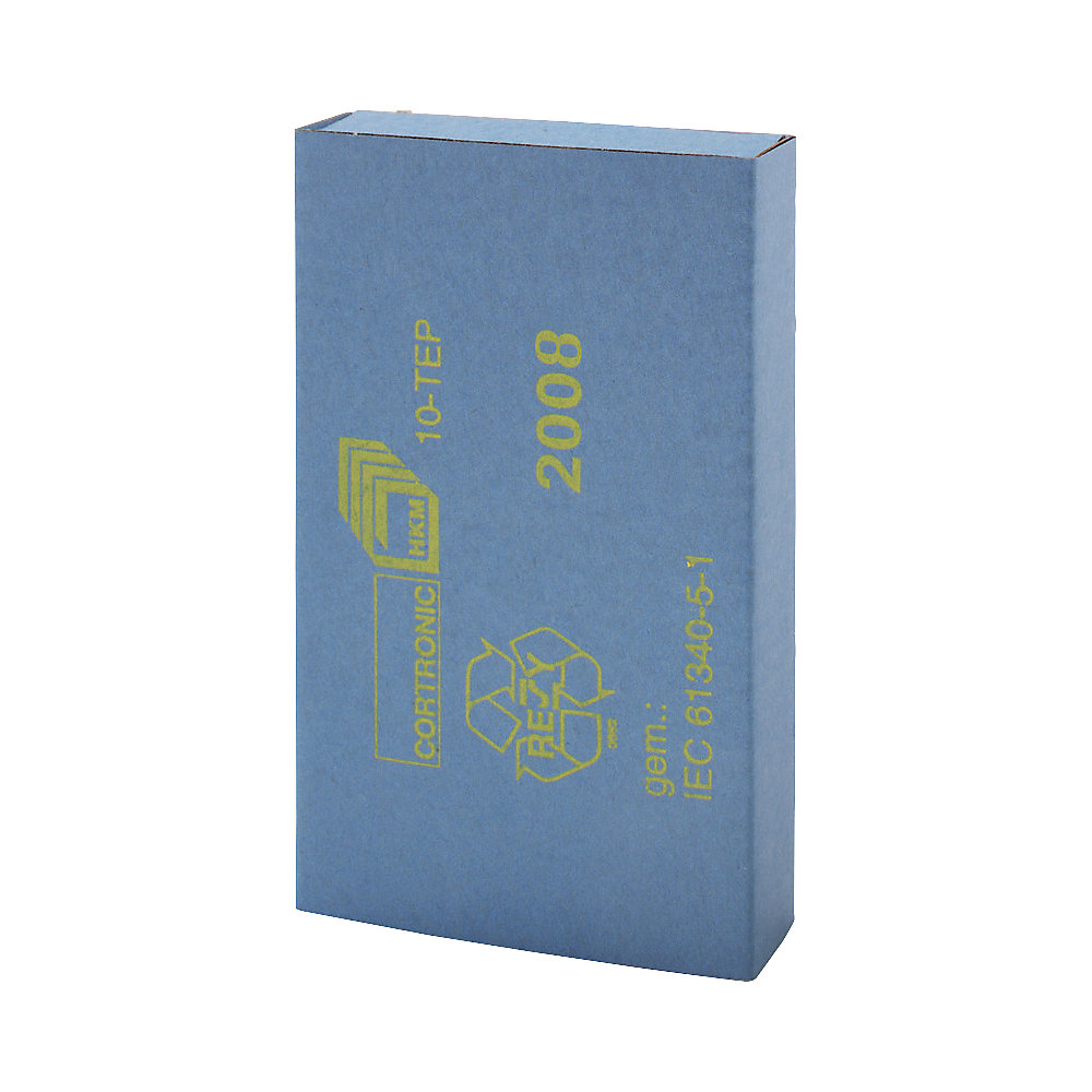 ESD-Cortronic Chip-Container, mit Steckschaum, Innen-LxBxH 95 x 30 x 15 mm, ab 30 Stk ratioform 2