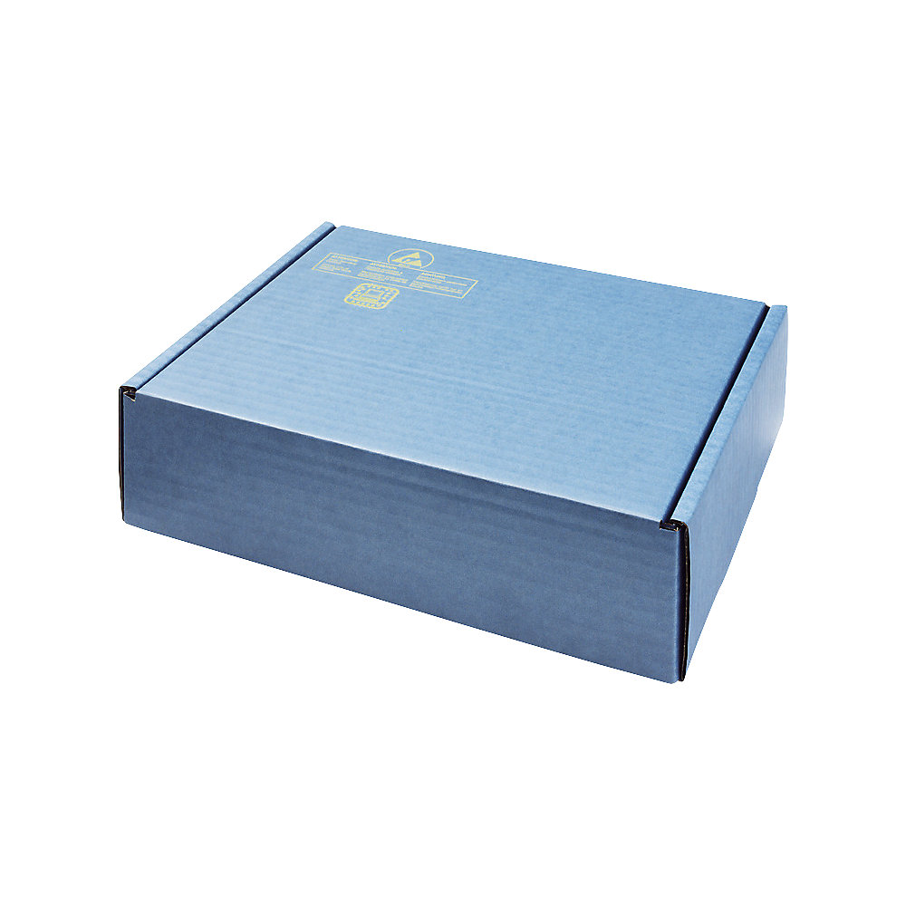 ESD-Cortronic-Versandbox leitfähig, mit Shieldingfunktion, Innen-LxBxH 183 x 127 x 38 mm, ab 200 Stk ratioform 2