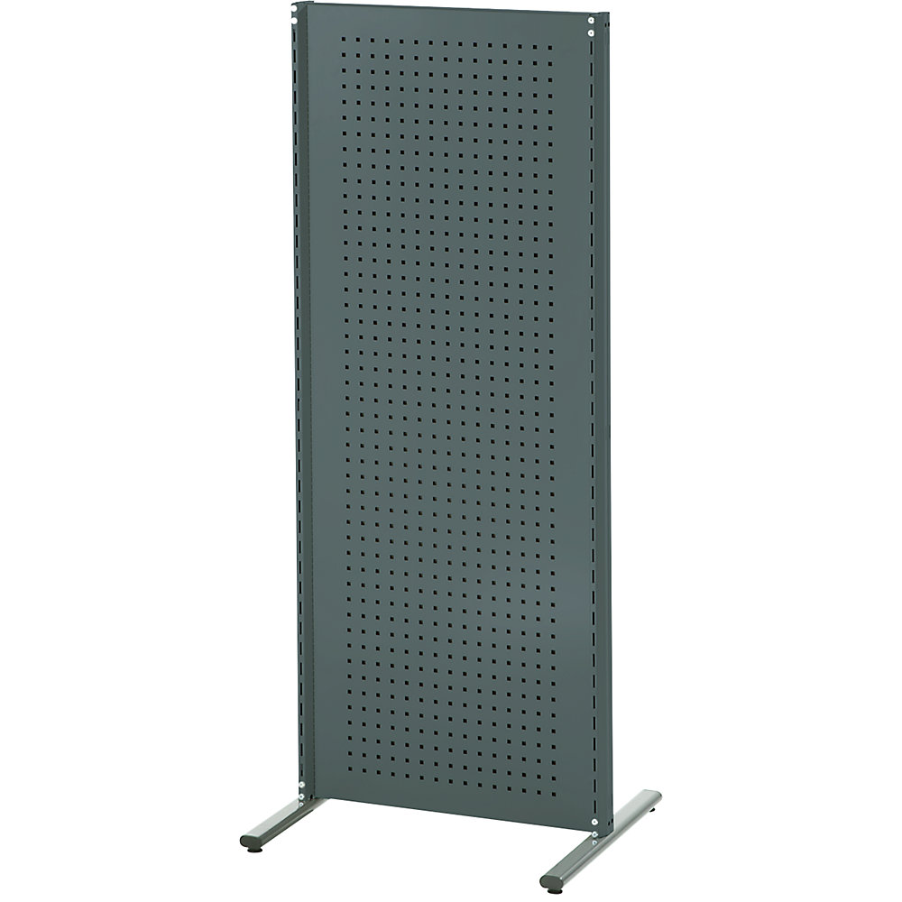 ANKE Industrial partition wall system, standard module, width 800 mm, charcoal