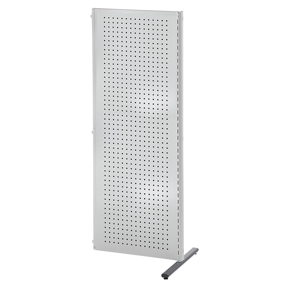 ANKE Industrial partition wall system, extension module, width 760 mm, light grey