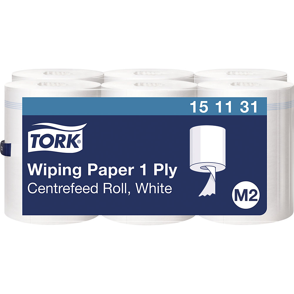 Photos - Other sanitary accessories Tork 1-ply, white, pack of 6 rolls, 1-ply, white, pack of 6 rolls, advance 