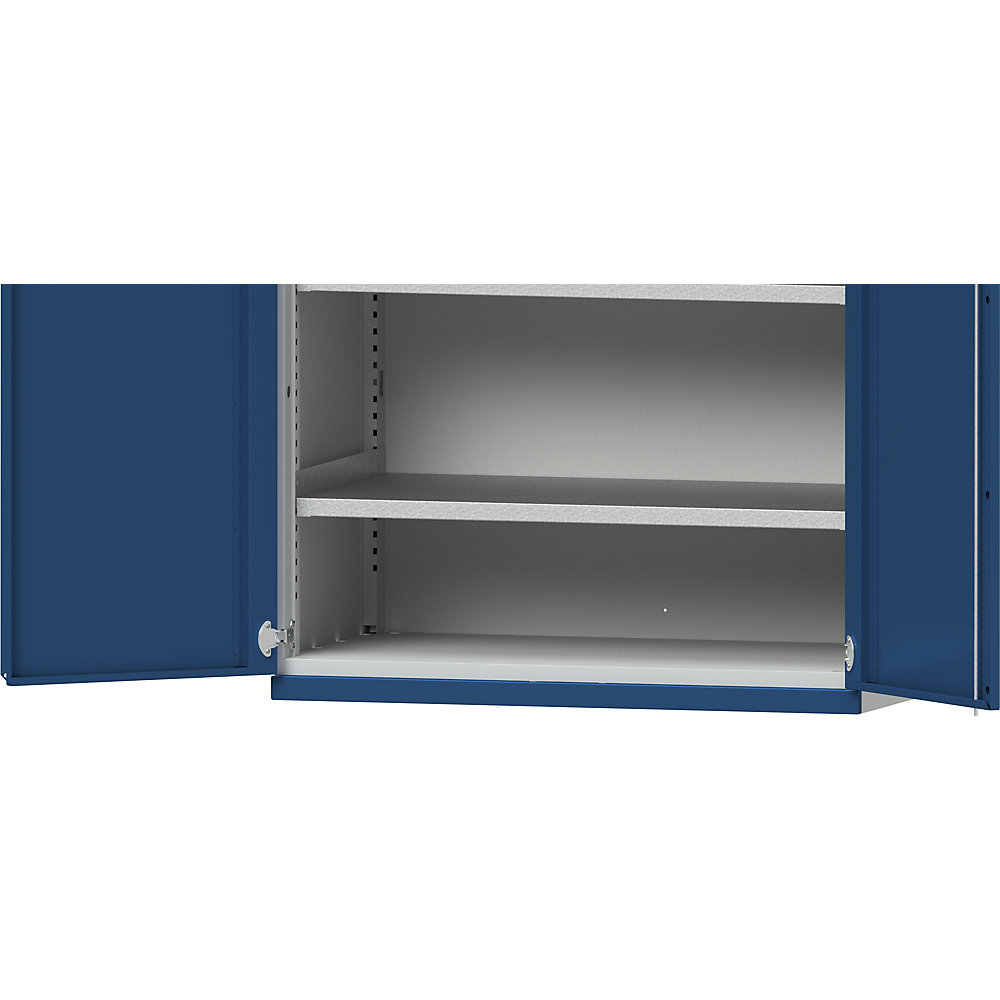 Fachboden für Schwerlastschrank, ohne Mitteltrennwand, Breite 1030 mm, verzinkt eurokraft pro 2