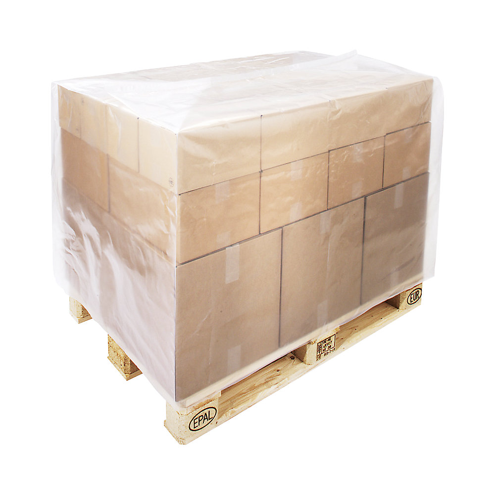 Abdeckhaube, für Industriepalette, VE 10 Stk, LxBxH 1250 x 1050 x 1500 mm, Farbe transparent ratioform 2