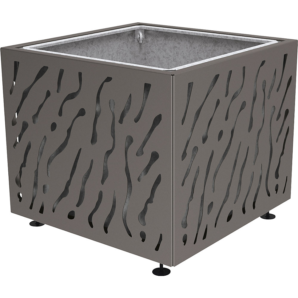 PROCITY VENEDIG plant pot, HxWxD 870 x 990 x 990 mm, grey