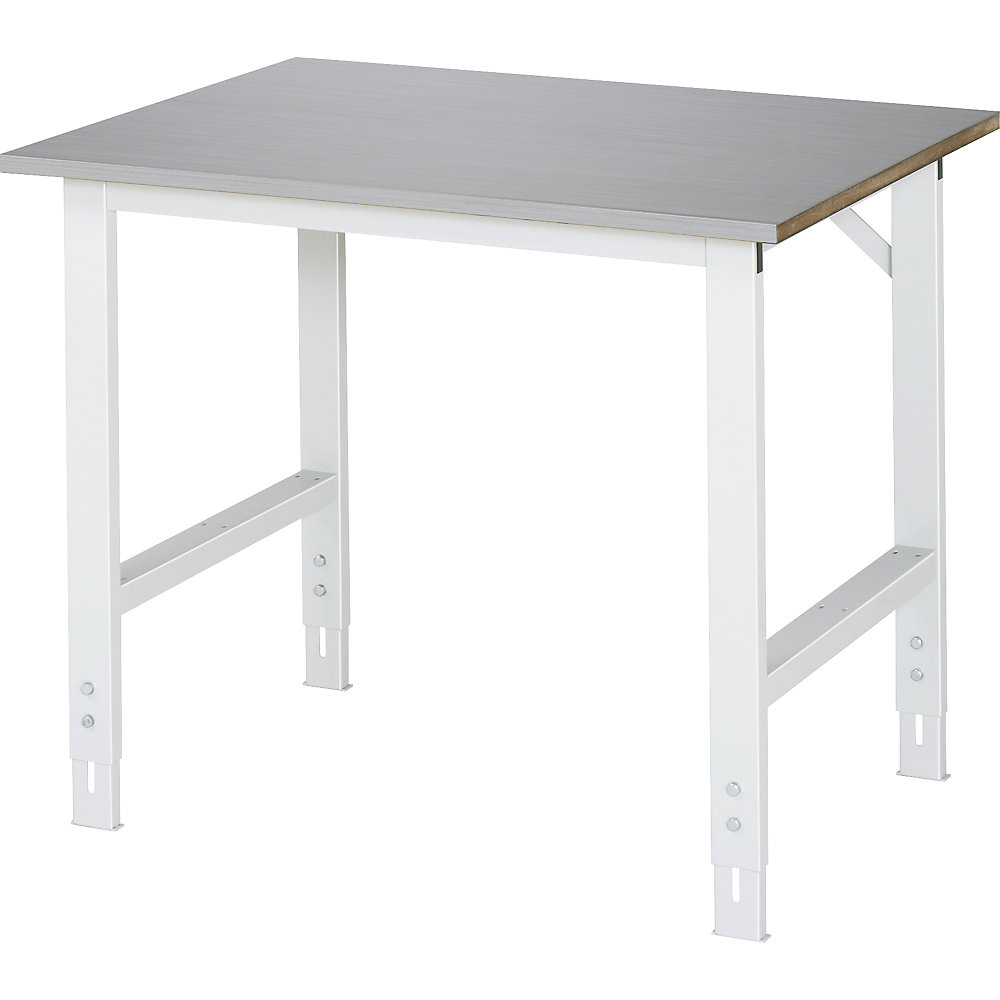 RAU Work Table Height-Adjustable Stainless Steel 1000x800mm