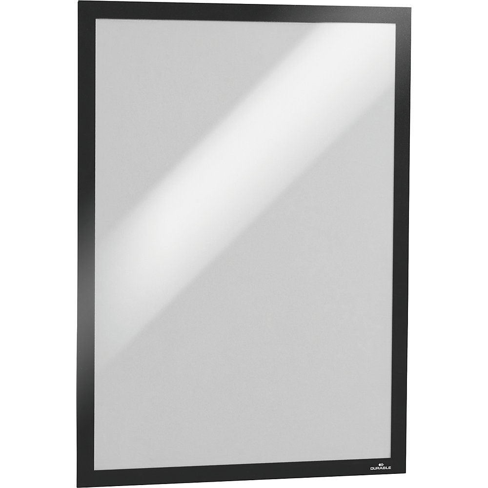 DURABLE DURAFRAME® POSTER information frame, self-adhesive, for format A2, black, pack of 2