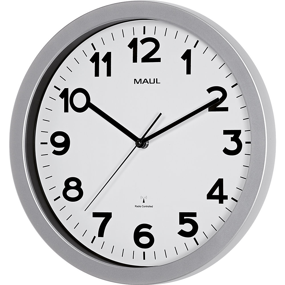 MAUL MAULstep Horloge Murale Argent 35 cm 2