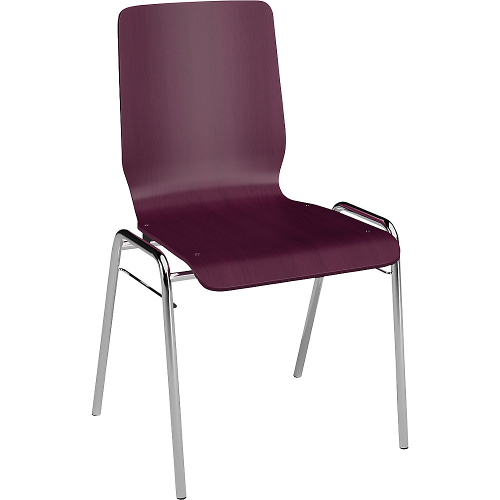 Chaise à coque en bois NUKI