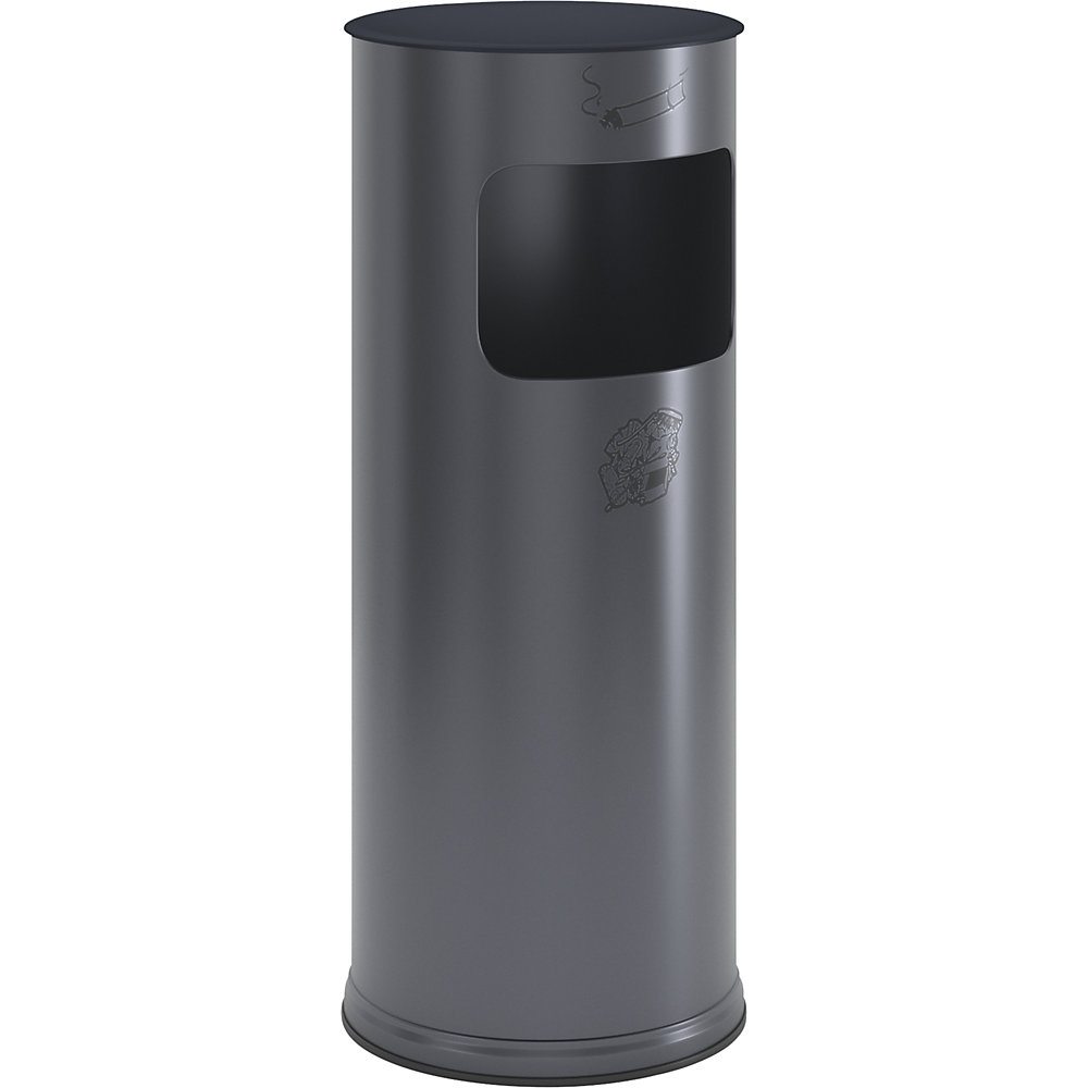VAR Safety Combination Ashtray Anthracite 610x250mm