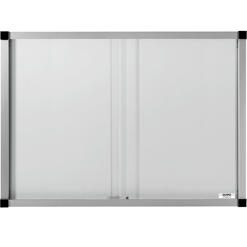 Vitrine d'affichage, portes coulissantes