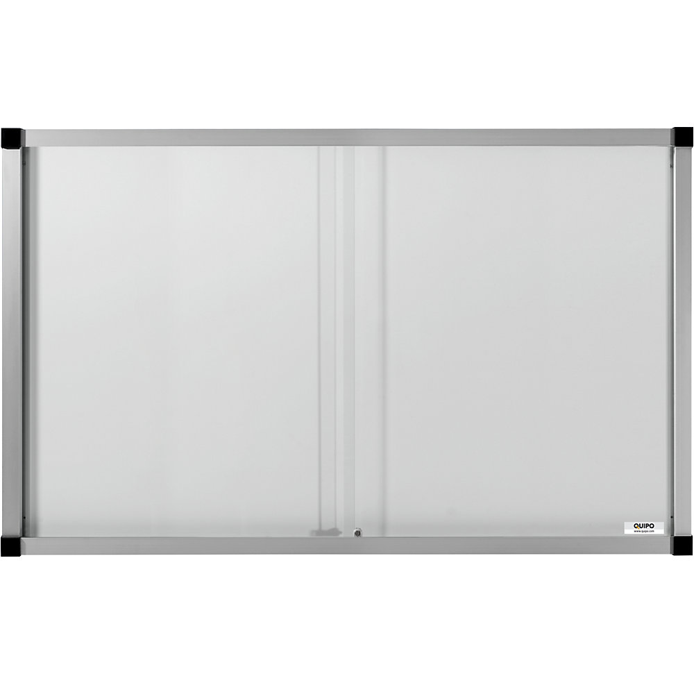 Vitrine d'affichage, portes coulissantes