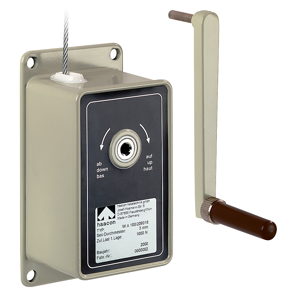 Treuil à câble manuel