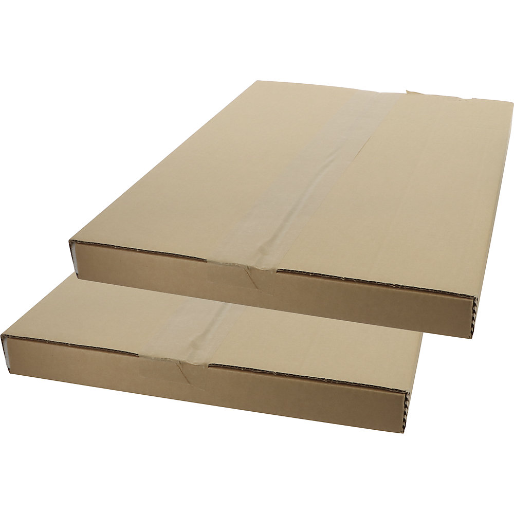 Kreuzverpackung, mit Schaumpolster, Innenmaße 600 x 425 x 40 mm, ab 20 Stk ratioform flow 3
