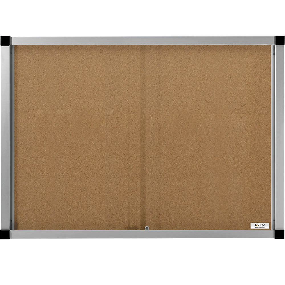 Vitrine d'affichage, portes coulissantes