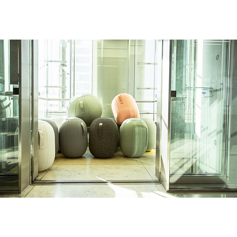 kaiserkraft VLUV KAPSUL SOVA Balancehocker M, Sitzhöhe 480 - 520 mm, Polyester, sandbeige 2