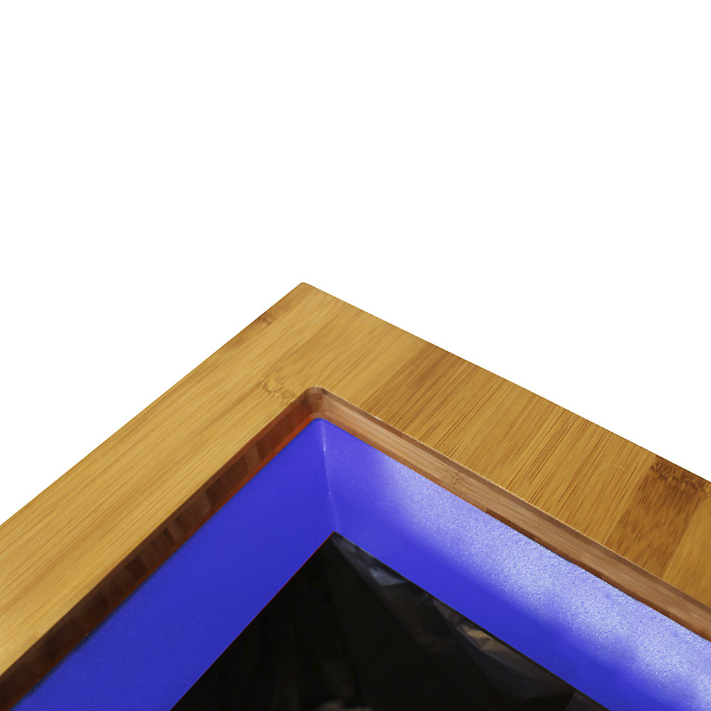 kaiserkraft Wertstoffsammler Lune Paxa, 65 l, weiß/blau 2