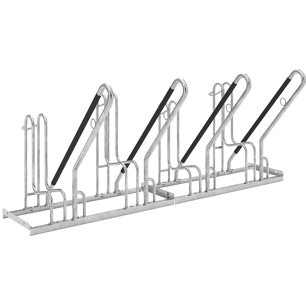 Aparcabicicletas, modelo 4700 XBF, por un lado, 4 plazas
