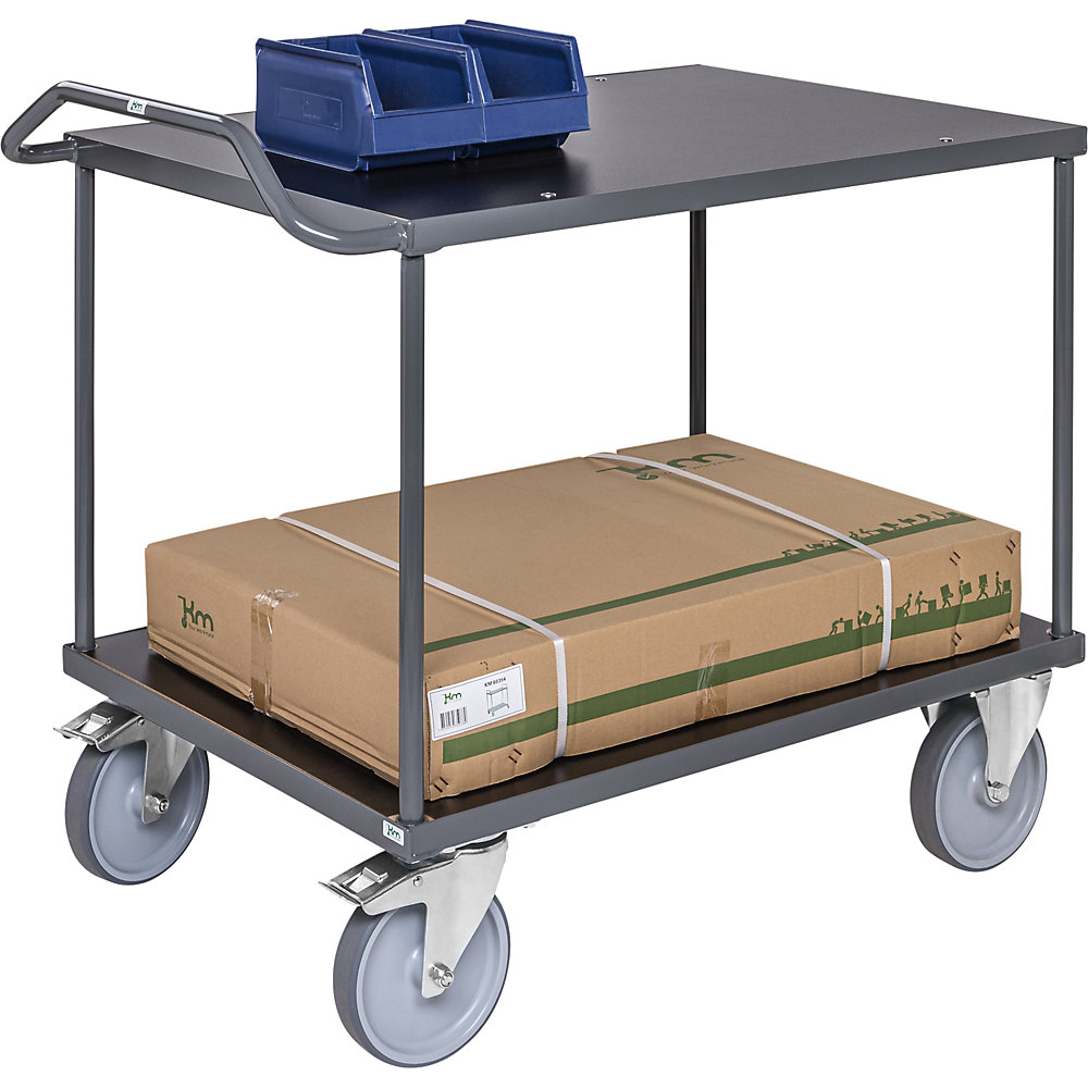Tischwagen ERGO, 2 Etagen, LxBxH 1110 x 700 x 965 mm Kongamek 2