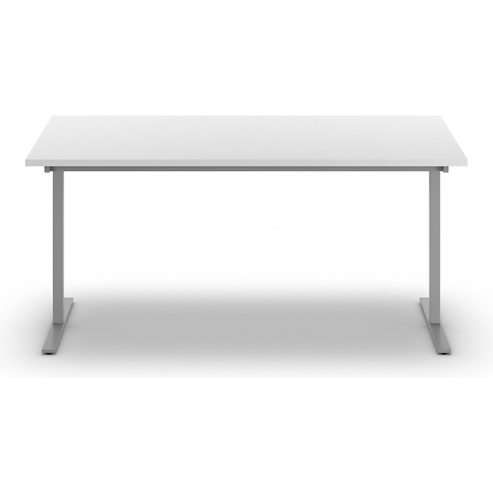 Kaiserkraft DUO-T Multipurpose Table White/Silver 160cm 2