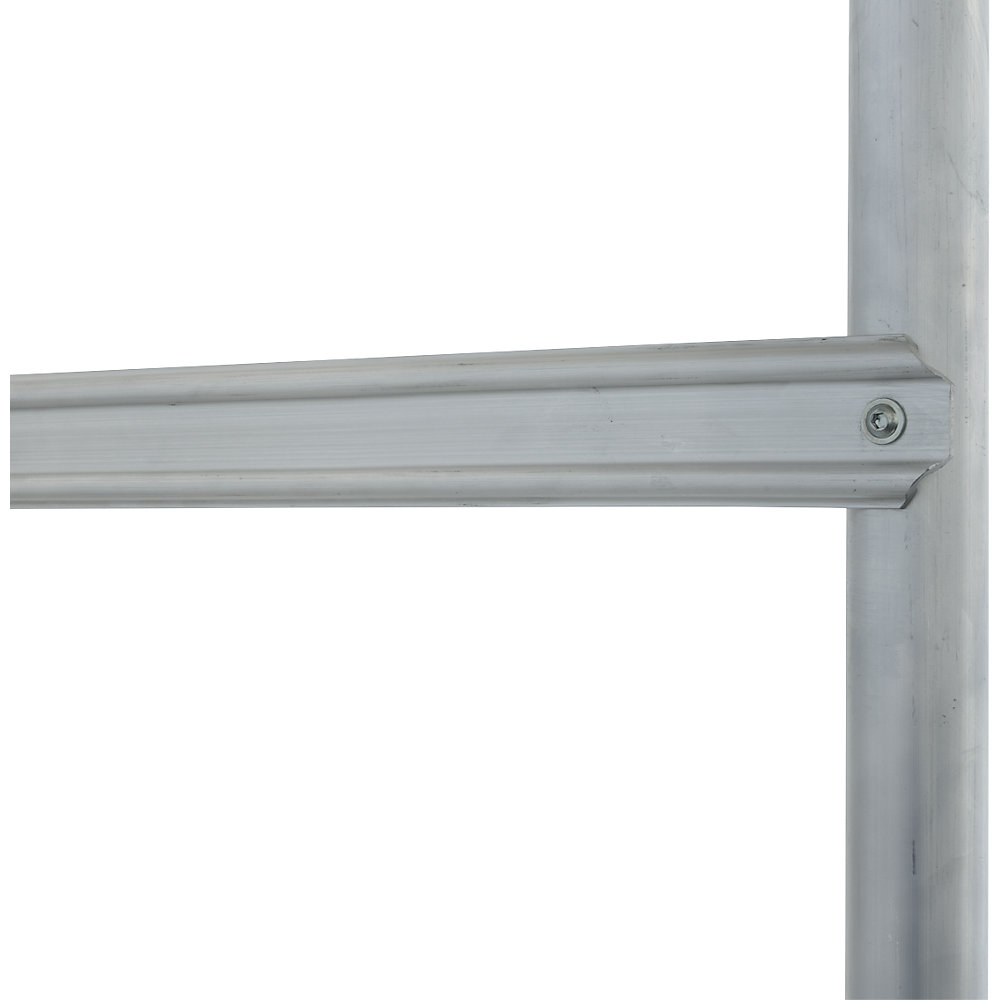 KRAUSE Mobile Platform Ladder Aluminum 2x7 Steps 2