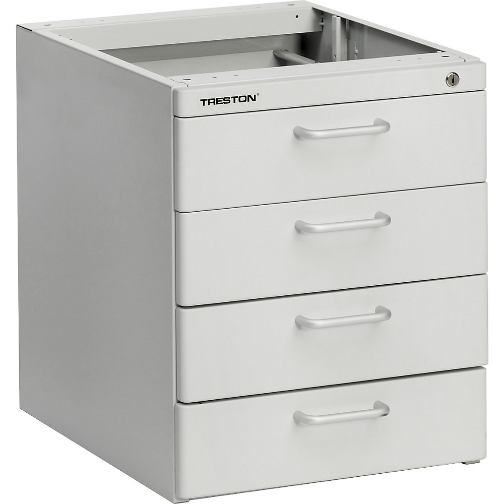 Photos - Tool Box Treston light grey, light grey, 4 drawers