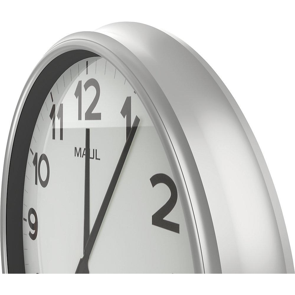 Maul 9056195 Radio Controlled Wall Clock Silver 2