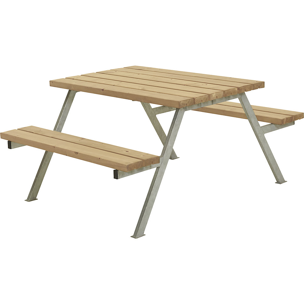 Kaiserkraft Group Bench Steel Brown 118x161cm