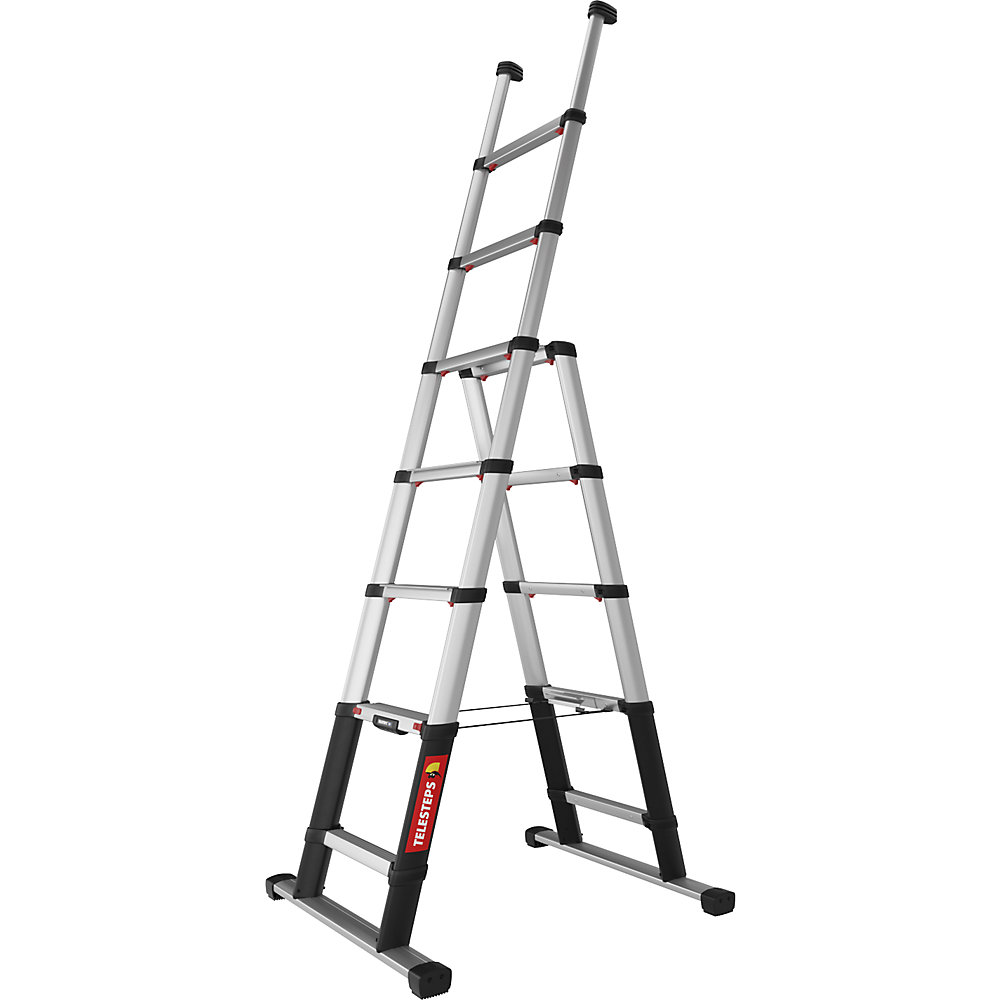 Photos - Ladder Telesteps 80 mm step depth, 80 mm step depth, 7 steps, max. working height 