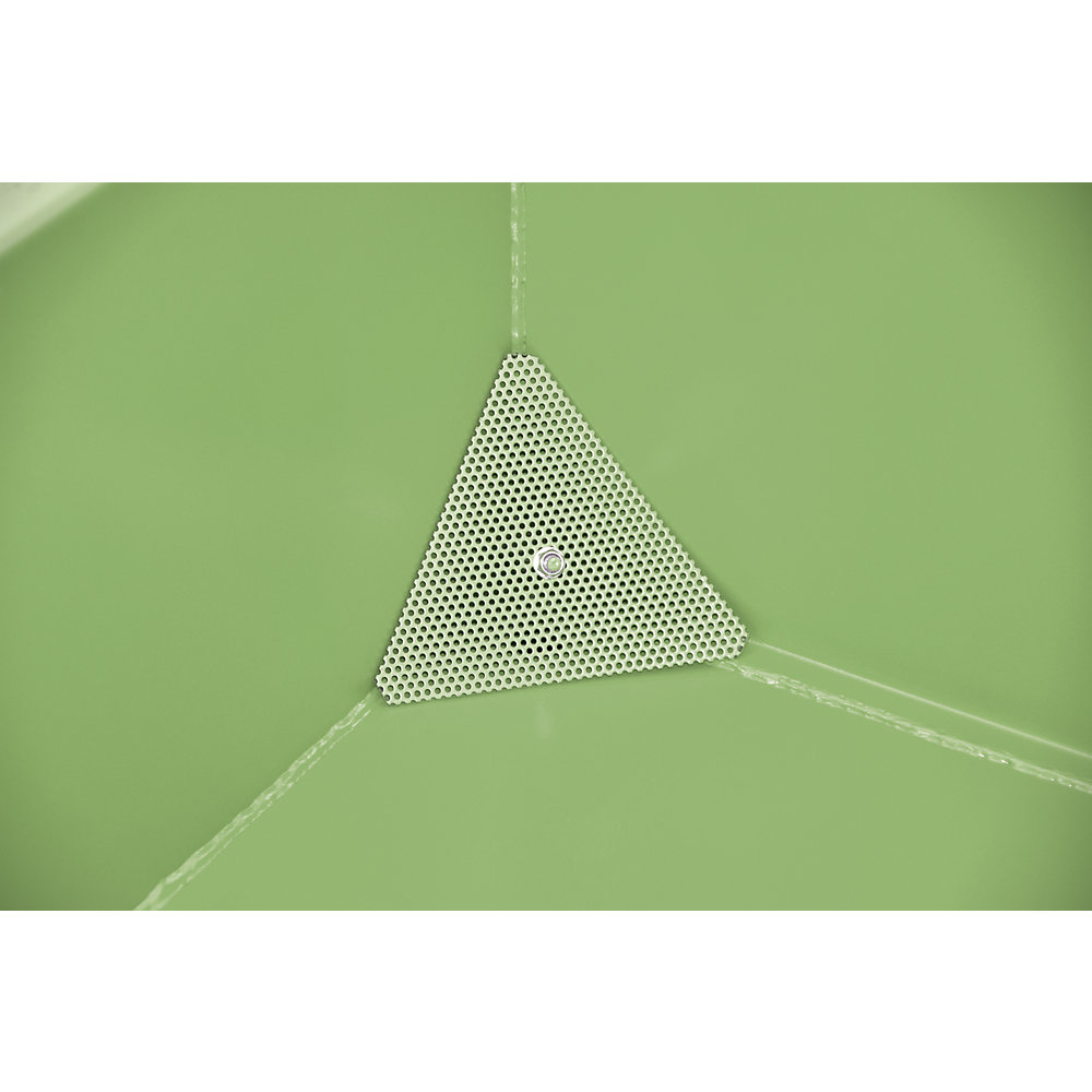 Spänebehälter GU-E, Volumen 1,5 m³, resedagrün eurokraft pro 2