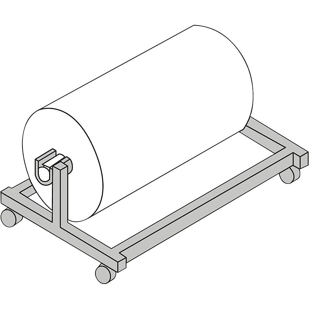Kaiserkerk Mobile Roll Dispenser Black 2