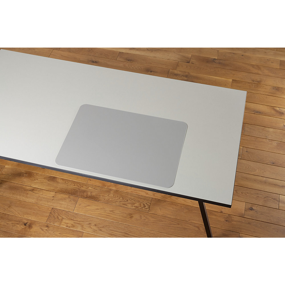 Tapete de escritorio Purosens Stijl, A x P 700 x 500 mm, blanco