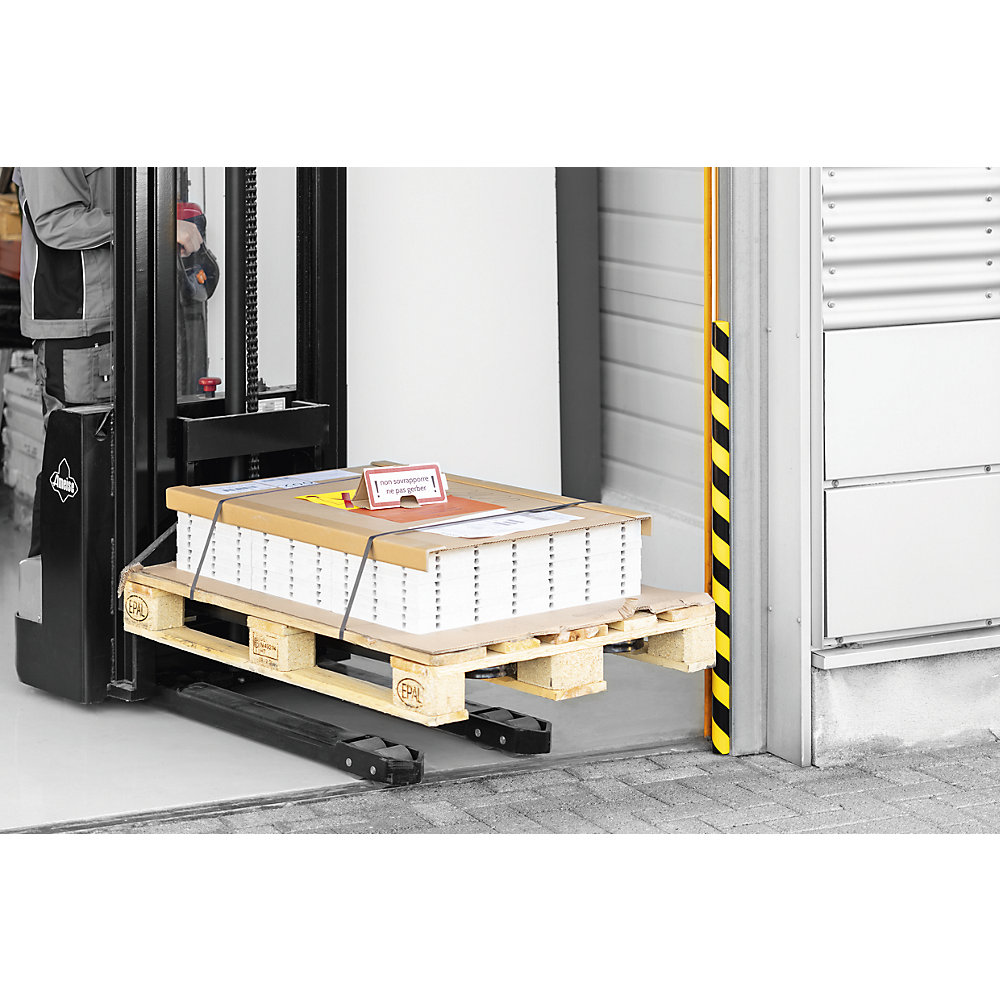 Durable 1109130 Profilé de protection noir, jaune (L x l x H) 1000 x 40 x 32 mm 2