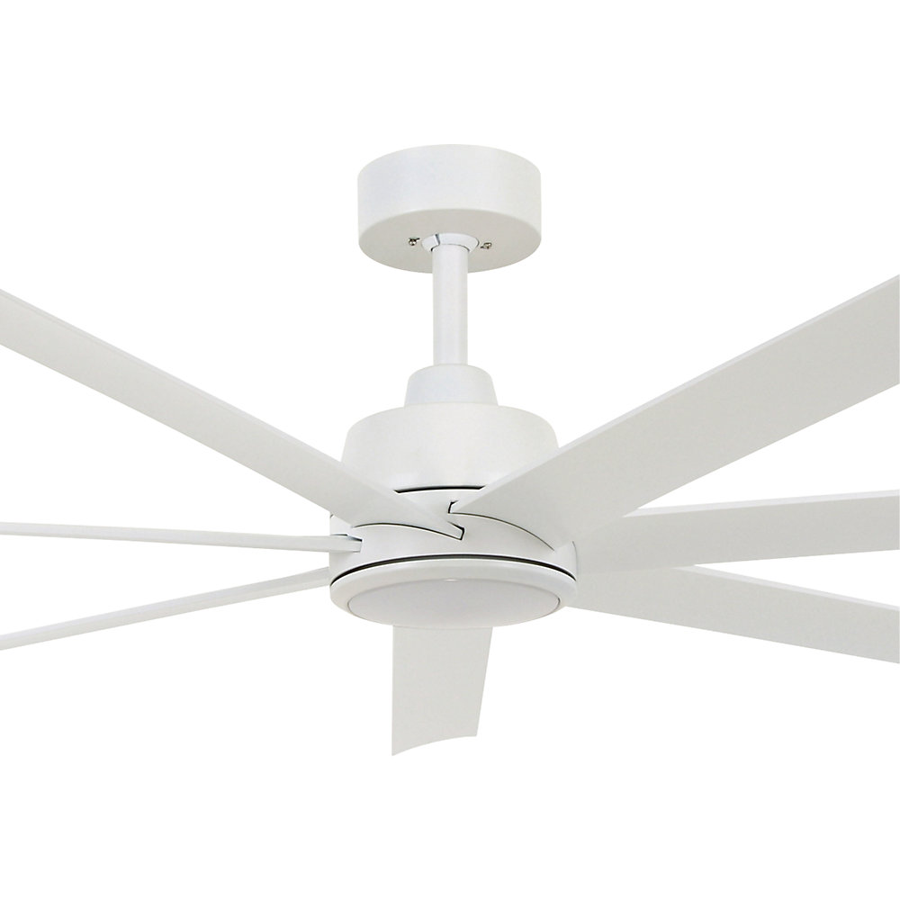kaiserkraft Deckenventilator Lucci air Atlanta, inkl. Fernbedienung und GX53 Leuchtmittel, weiß 2