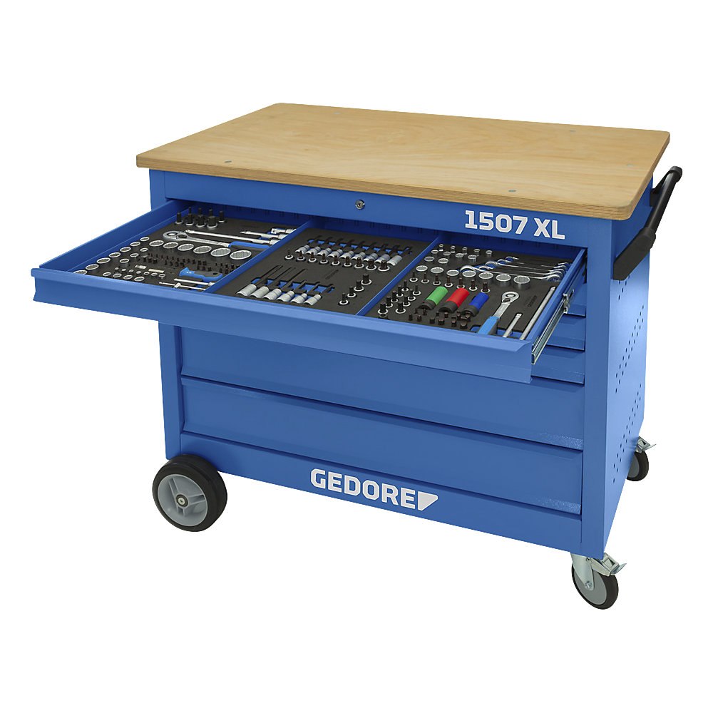 Gedore 1507 XL-TS-308 Mobile Workbench 308 Pieces 2