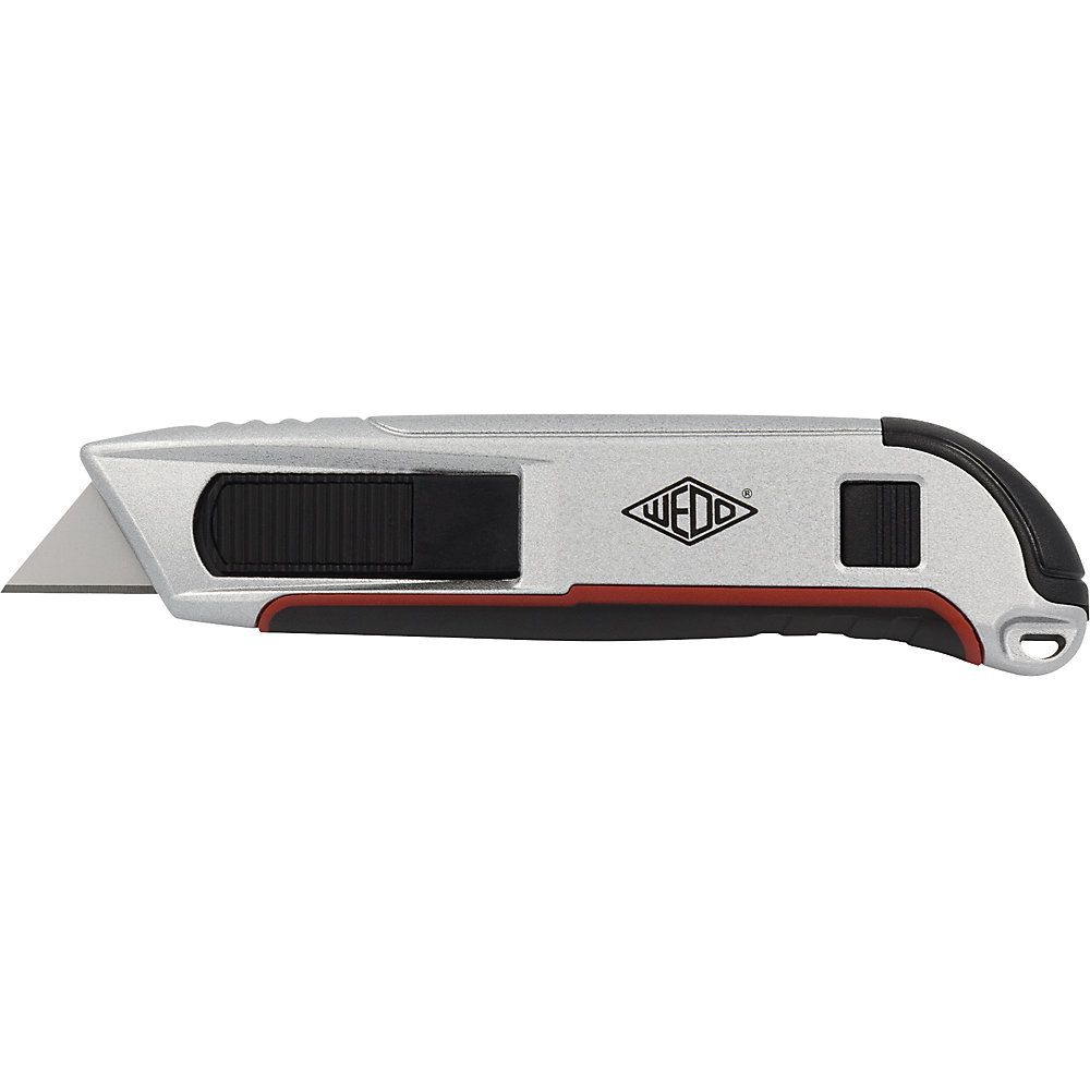 kaiserkraft Sicherheitscutter, mit SK5-Carbonstahl-Klinge, silber, ab 20 Stk